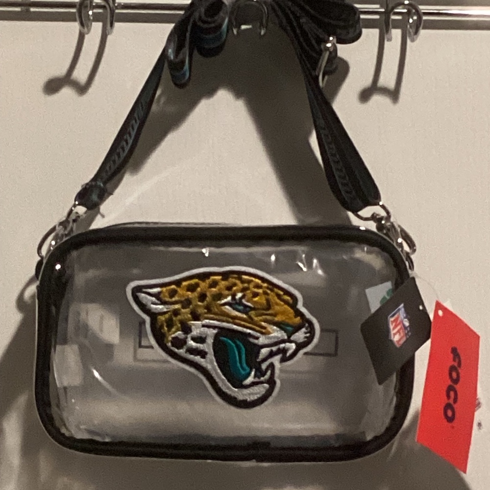 NWT Jacksonville Jaguars Clear Stadium/Arena/Messenger/Crossbody Bag